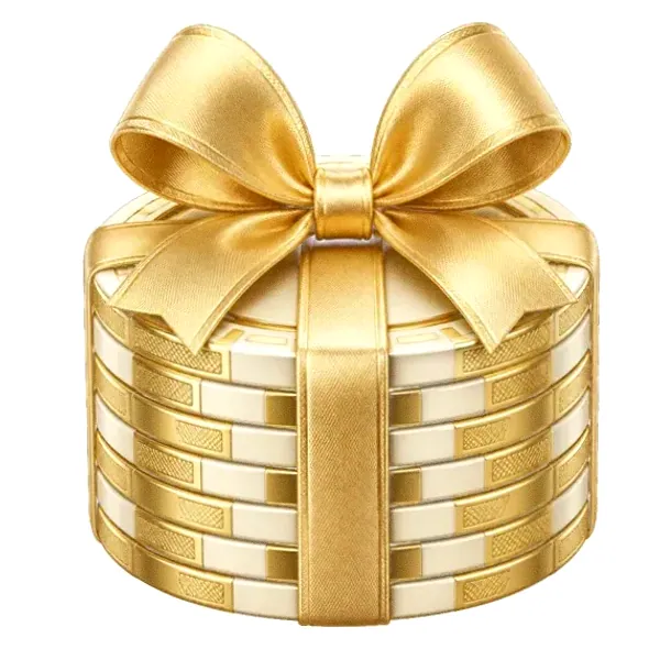 Poker chip gift — Yukon Gold