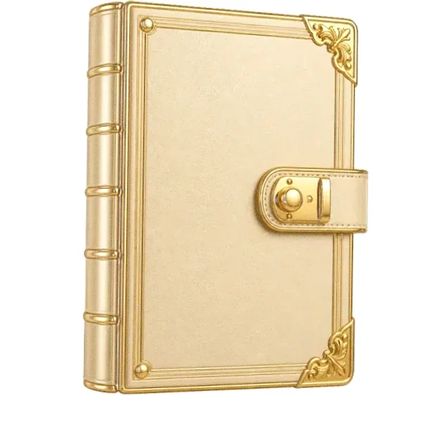 Leather wallet planner — Yukon Gold
