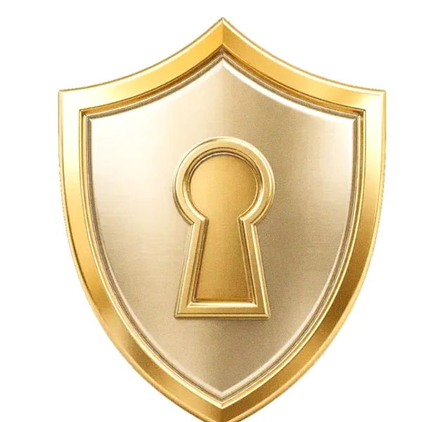 Keyhole shield — Yukon Gold