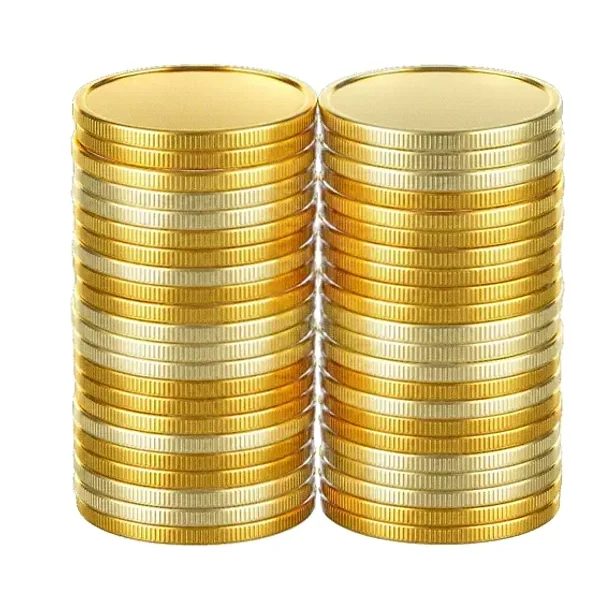 Coin stacks — Yukon Gold