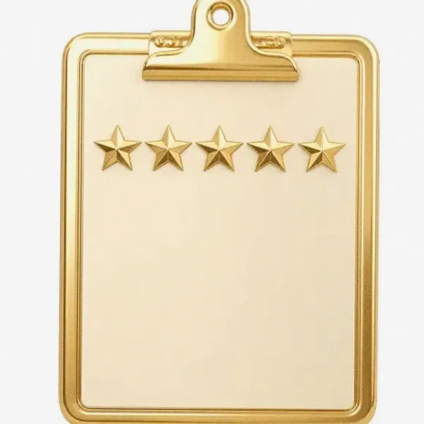 Star rating clipboard — Yukon Gold
