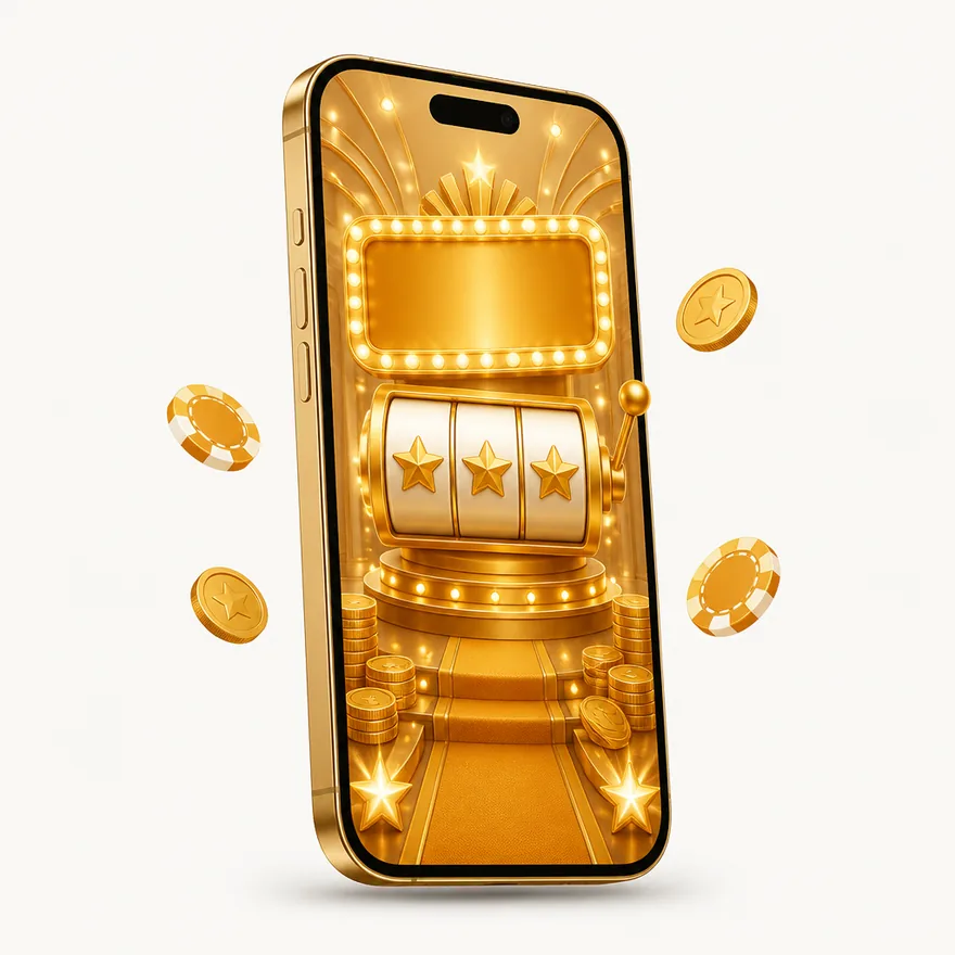 Smartphone with glowing screen — Yukon Gold