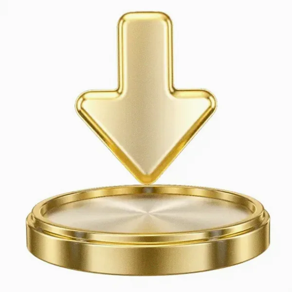 Downward arrow button — Yukon Gold