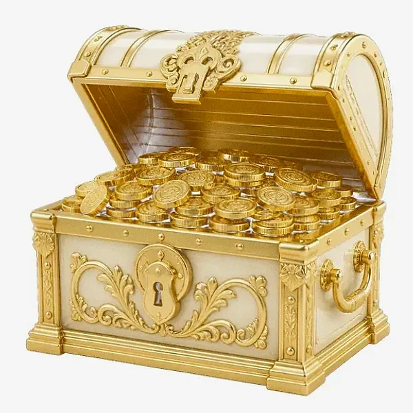 Open treasure chest — Yukon Gold