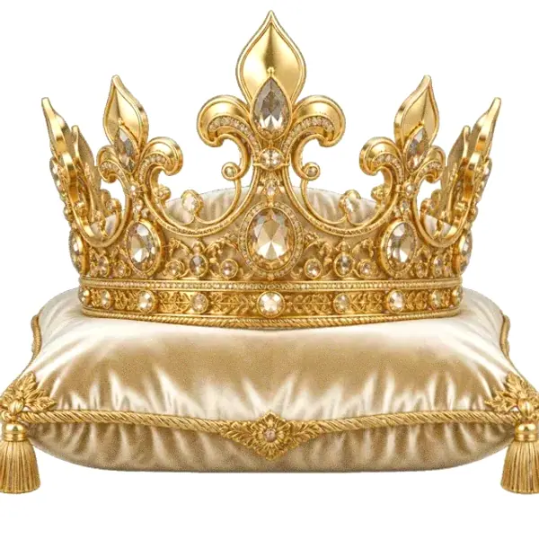 Jeweled royal crown — Yukon Gold