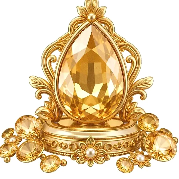 Faceted gemstone — Yukon Gold