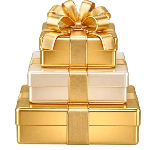 Stacked gift boxes — Yukon Gold