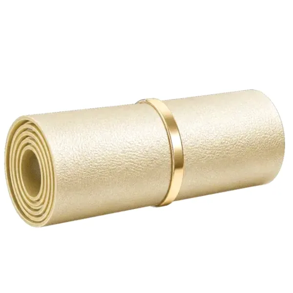 Rolled leather mat — Yukon Gold