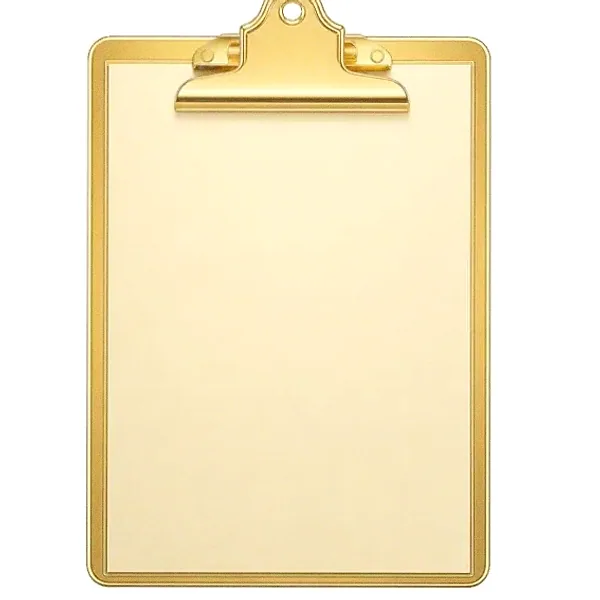 Blank clipboard — Yukon Gold