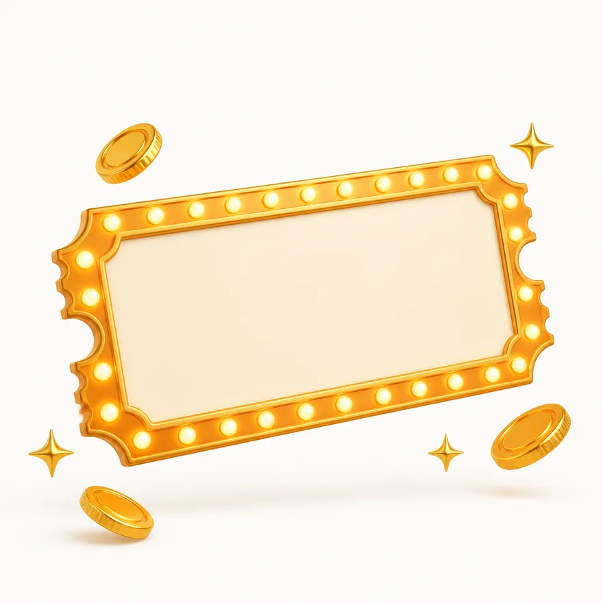 Blank coupon ticket — Yukon Gold