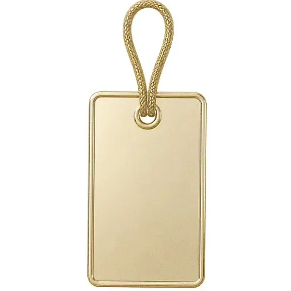 Blank luggage tag — Yukon Gold