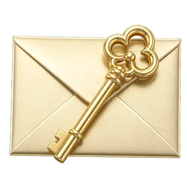Key on envelope — Yukon Gold