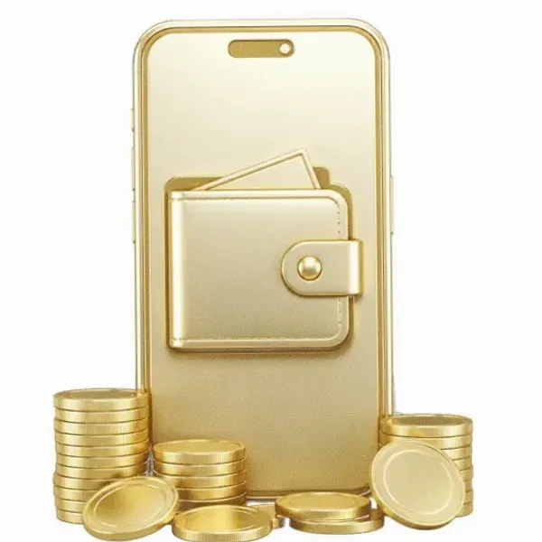 Smartphone with wallet — Yukon Gold