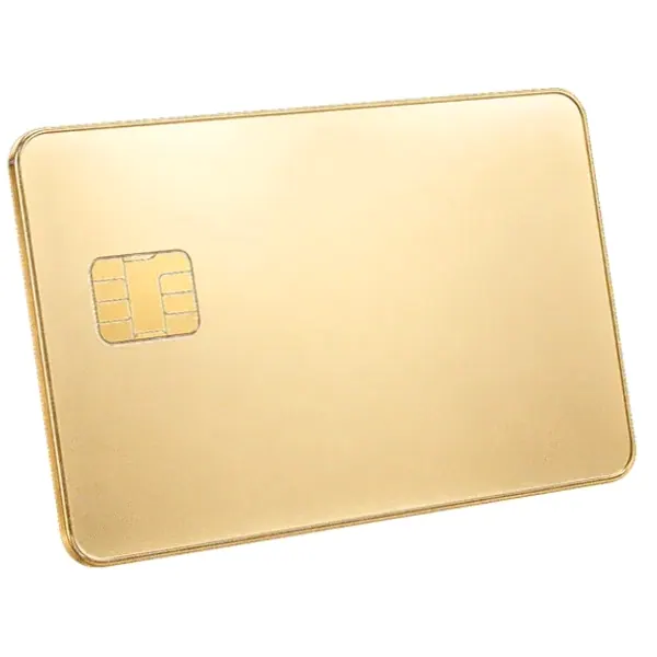 Metal bank card — Yukon Gold
