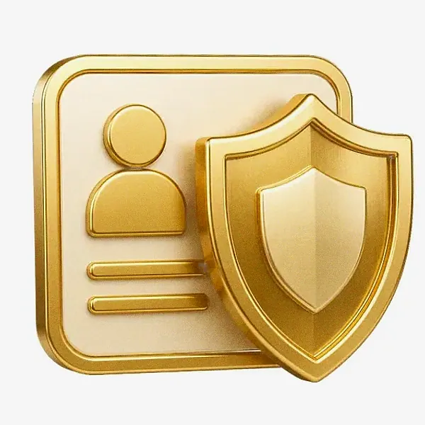 Shield and id card — Yukon Gold